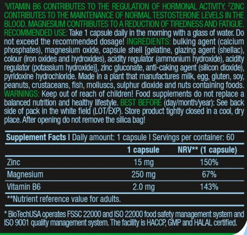 BioTech Usa ZMB (60 Caps)