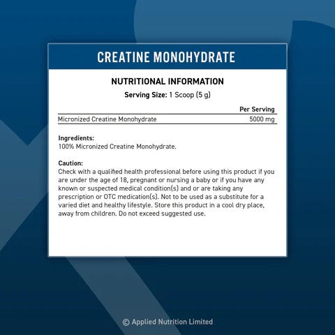 Applied Nutrition Creatine Monohydrate (250 gr)