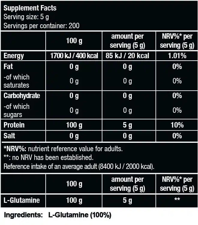 BioTech Usa L-Glutamine (240 gr)