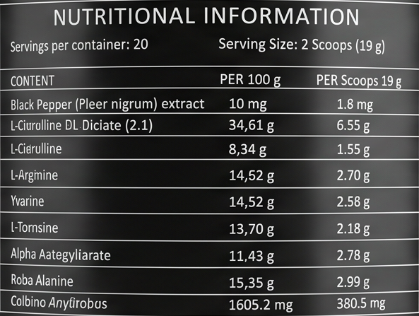Roswell Nutrition XE-NOX (380 gr)