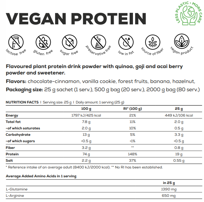 BioTech USA Vegan Protein 2000g